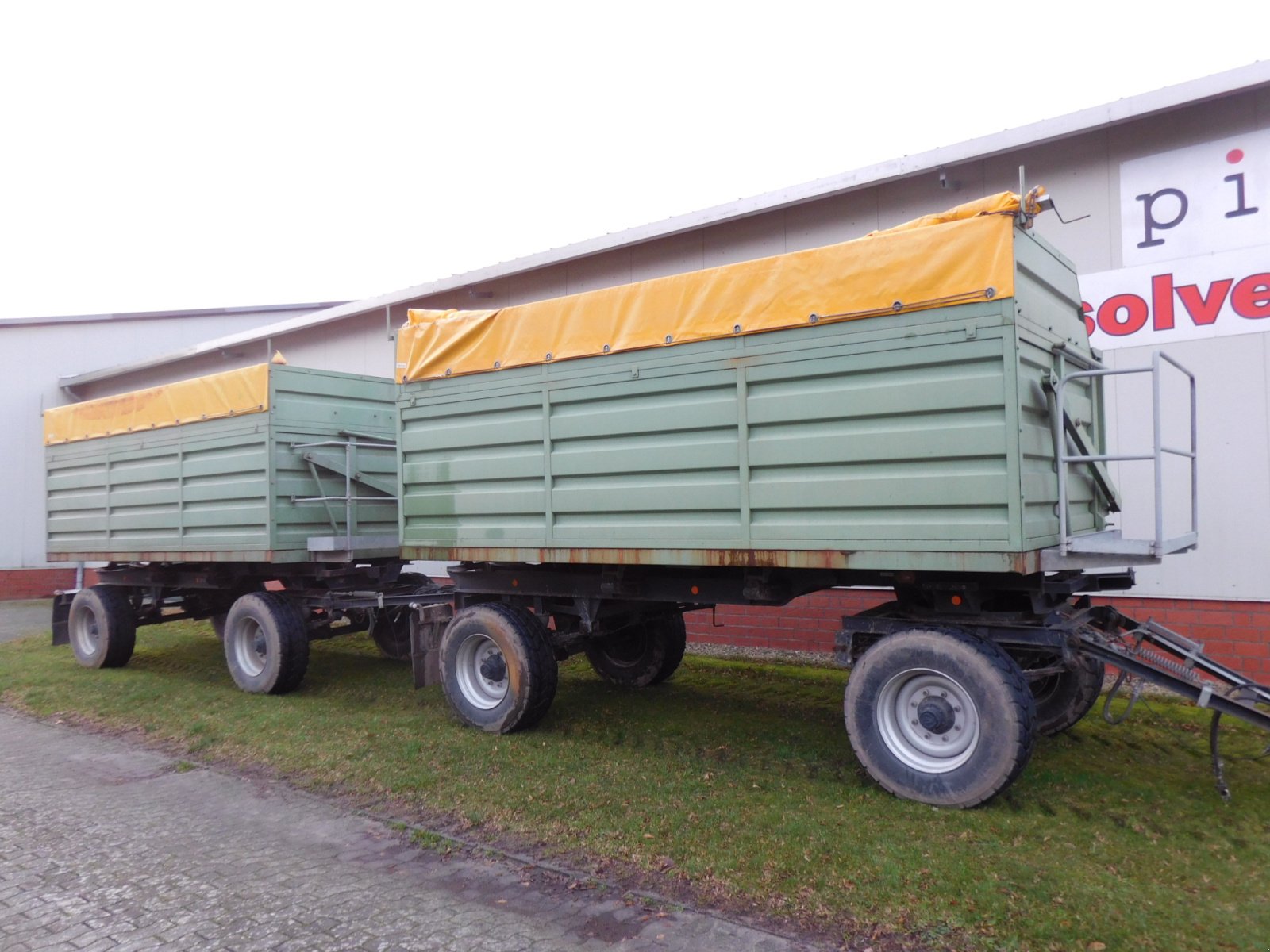 Häckselwagen des Typs Sieversdorfer Häckselwagen Anhängerzug SLMA 16.40 *Zweiseitenkipper 16 to. *wie HW 80 *kein Conow, Gebrauchtmaschine in Wagenfeld (Bild 2)