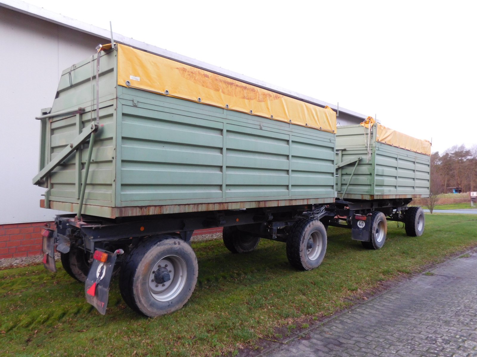 Häckselwagen of the type Sieversdorfer Häckselwagen Anhängerzug SLMA 16.40 *Zweiseitenkipper 16 to. *wie HW 80 *kein Conow, Gebrauchtmaschine in Wagenfeld (Picture 5)