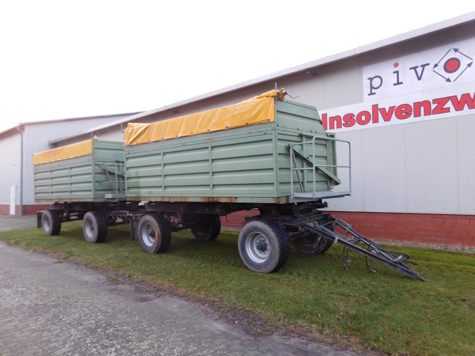 Häckselwagen del tipo Sieversdorfer Häckselwagen Anhängerzug SLMA 16.40 *Zweiseitenkipper 16 to. *wie HW 80 *kein Conow, Gebrauchtmaschine In Wagenfeld (Immagine 8)