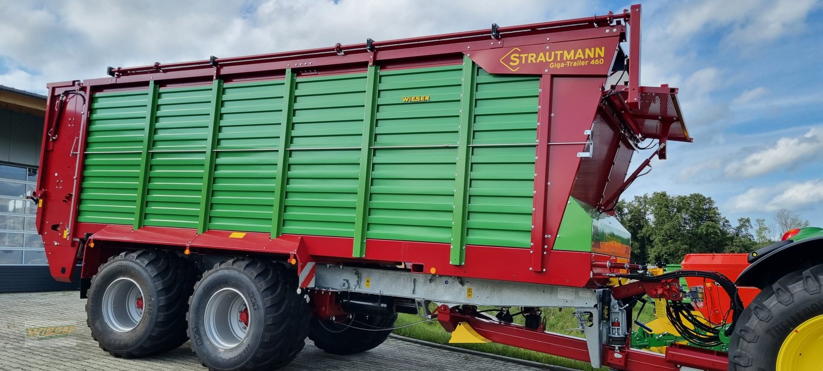 Häckselwagen del tipo Strautmann Giga-Trailer 460, Neumaschine In Frauenneuharting (Immagine 1)