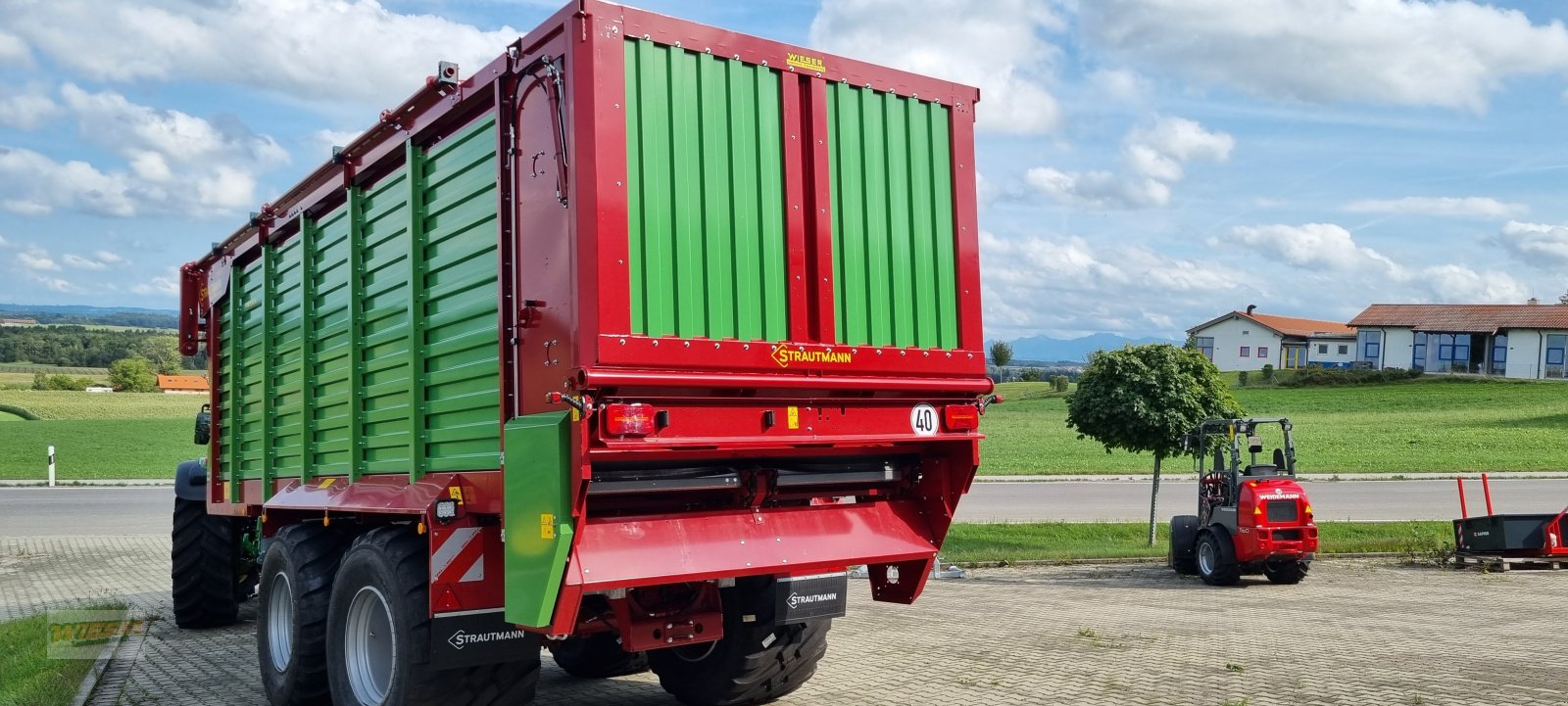 Häckselwagen del tipo Strautmann Giga-Trailer 460, Neumaschine In Frauenneuharting (Immagine 4)