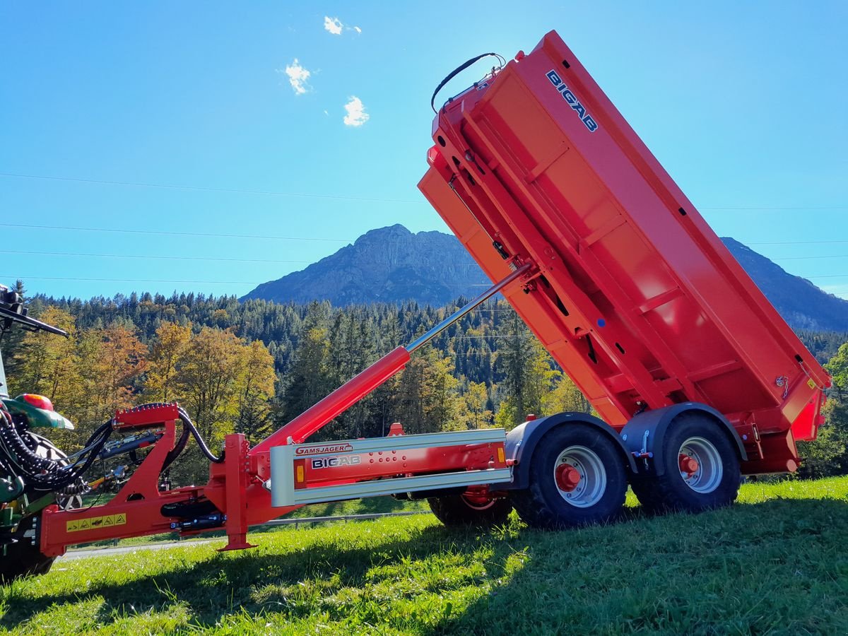 Hakenwagen del tipo BigAb B12, Neumaschine en Gosau am Dachstein (Imagen 1)