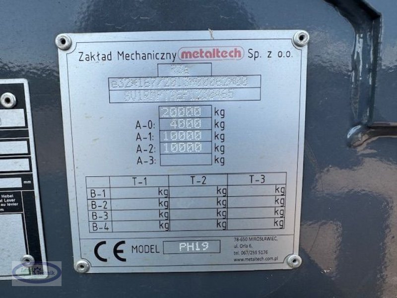 Hakenwagen Türe ait Metaltech PH 19, Gebrauchtmaschine içinde Münzkirchen (resim 7)