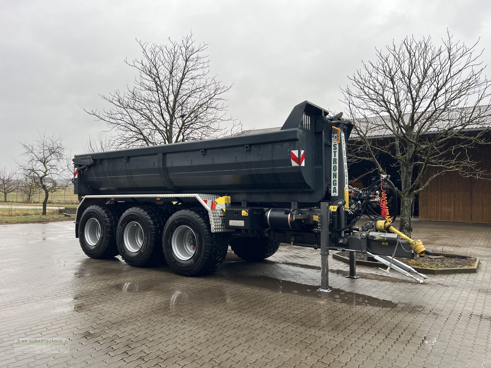 Hakenwagen del tipo Stronga HookLoada HL 260DT XL Hakenliftanhänger, Neumaschine en Langensendelbach (Imagen 15)