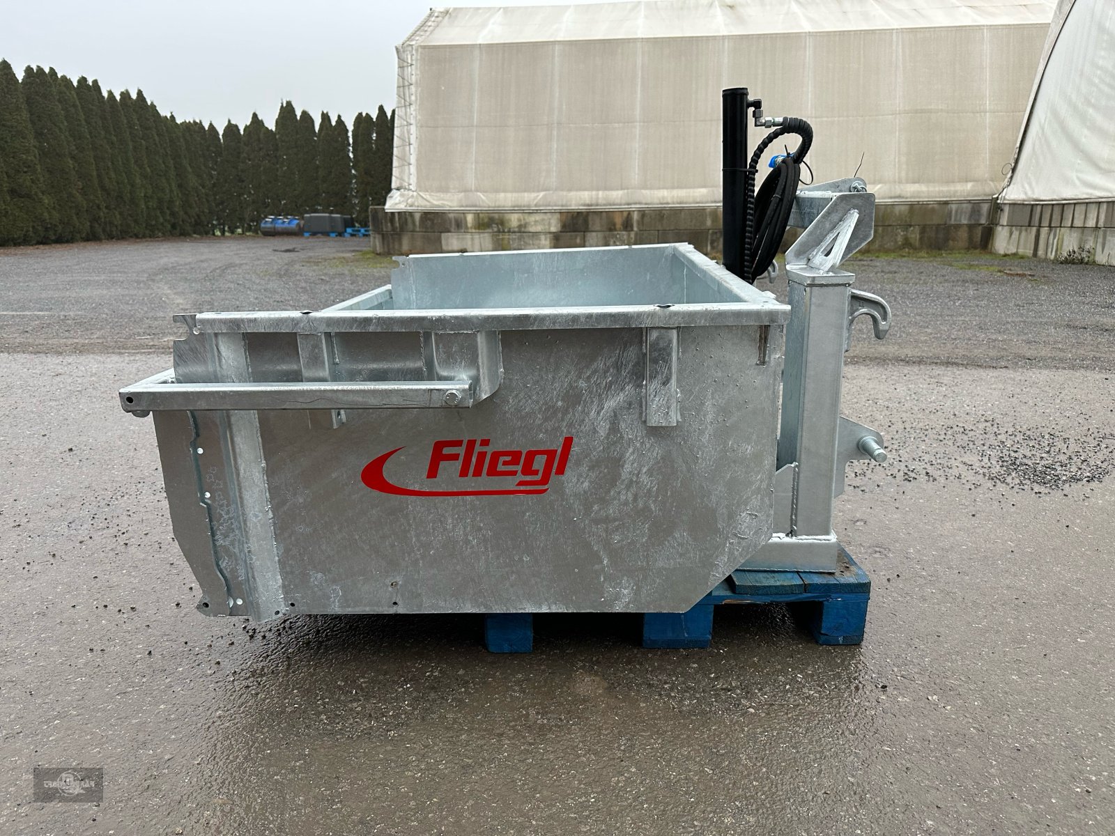 Heckcontainer typu Fliegl Kippschaufel 1,50m EURO, Stapler, Dreipunkt, Neumaschine v Rankweil (Obrázok 9)