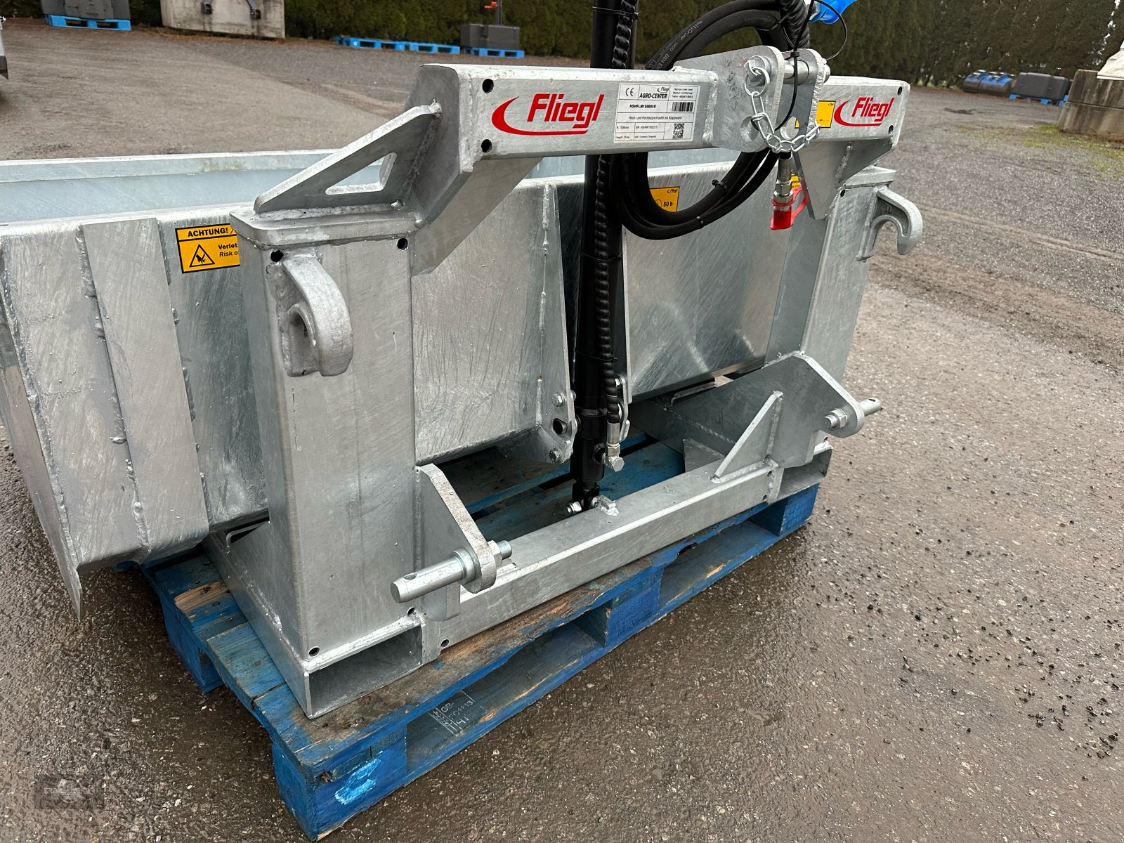 Heckcontainer του τύπου Fliegl Kippschaufel 1,50m EURO, Stapler, Dreipunkt, Neumaschine σε Rankweil (Φωτογραφία 7)