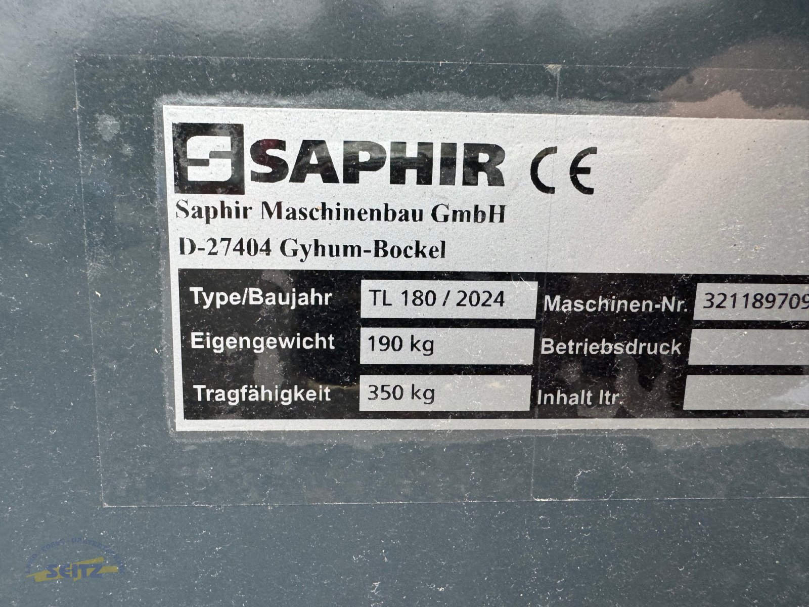 Heckcontainer tipa Saphir TL 180, Neumaschine u Lindenfels-Glattbach (Slika 4)