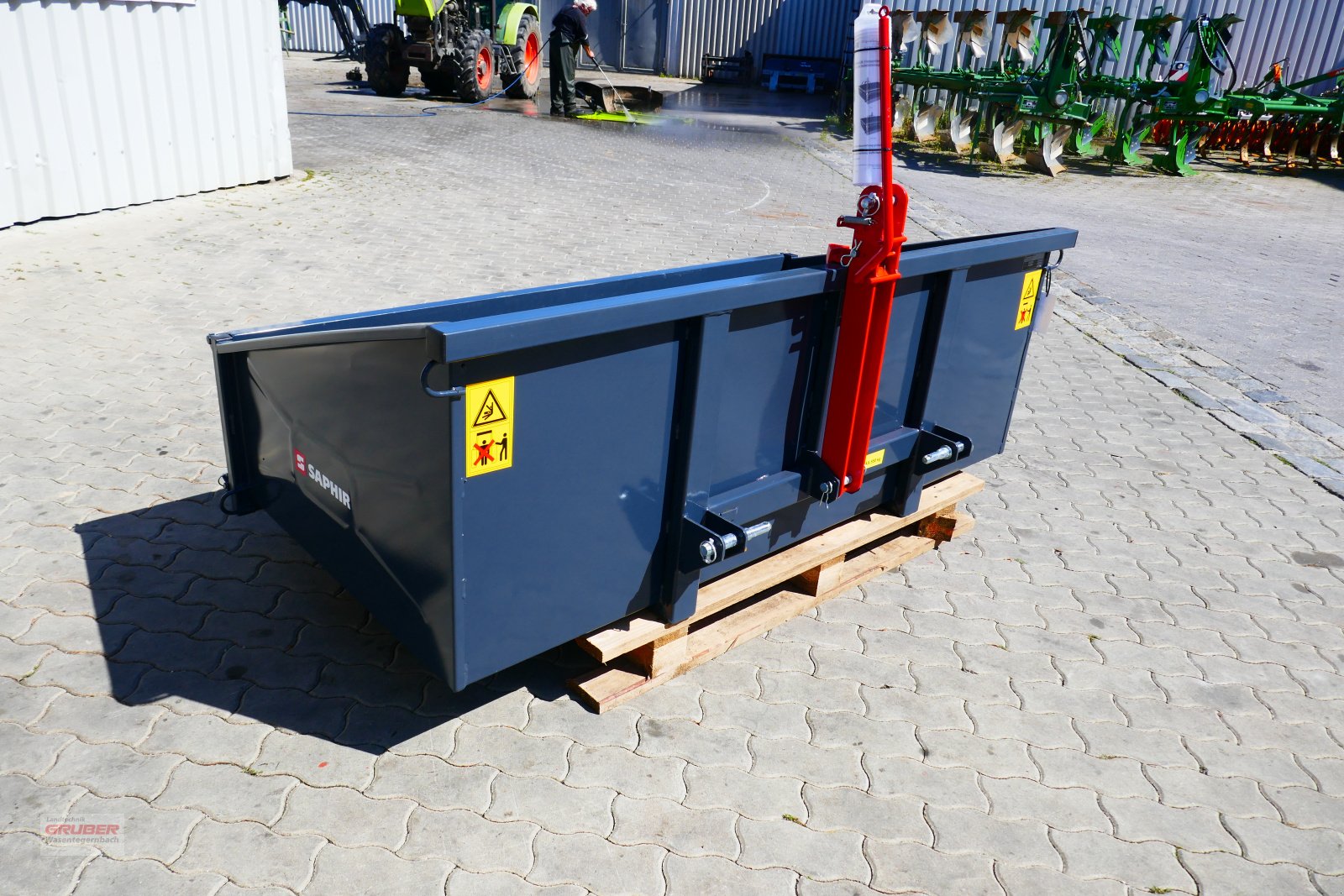 Heckcontainer Türe ait Saphir TL 200 Transportbehälter Heckmulde, Neumaschine içinde Dorfen (resim 7)