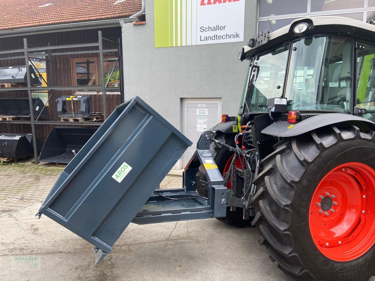 Heckcontainer Türe ait Sonstige AROS Hecktransportbox Hydraulisch kippbar, Neumaschine içinde Geiselhöring (resim 1)