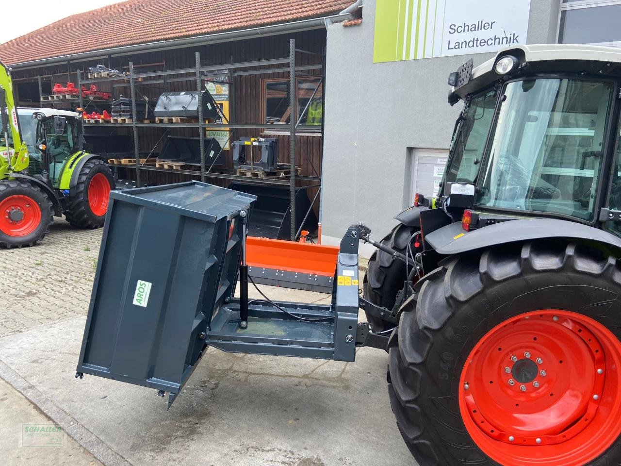 Heckcontainer Türe ait Sonstige AROS Hecktransportbox Hydraulisch kippbar, Neumaschine içinde Geiselhöring (resim 12)