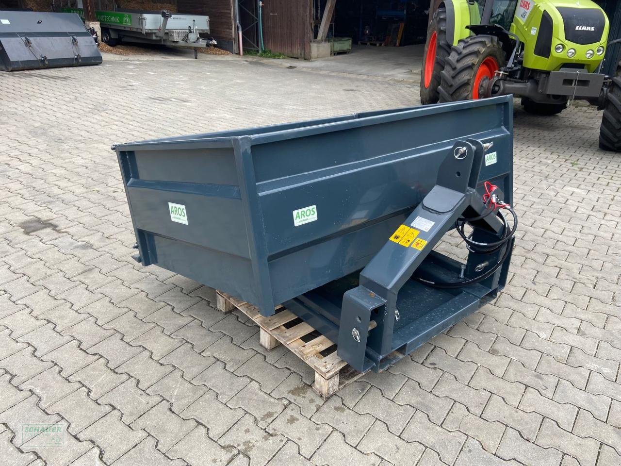 Heckcontainer Türe ait Sonstige AROS Hecktransportbox Hydraulisch kippbar, Neumaschine içinde Geiselhöring (resim 13)