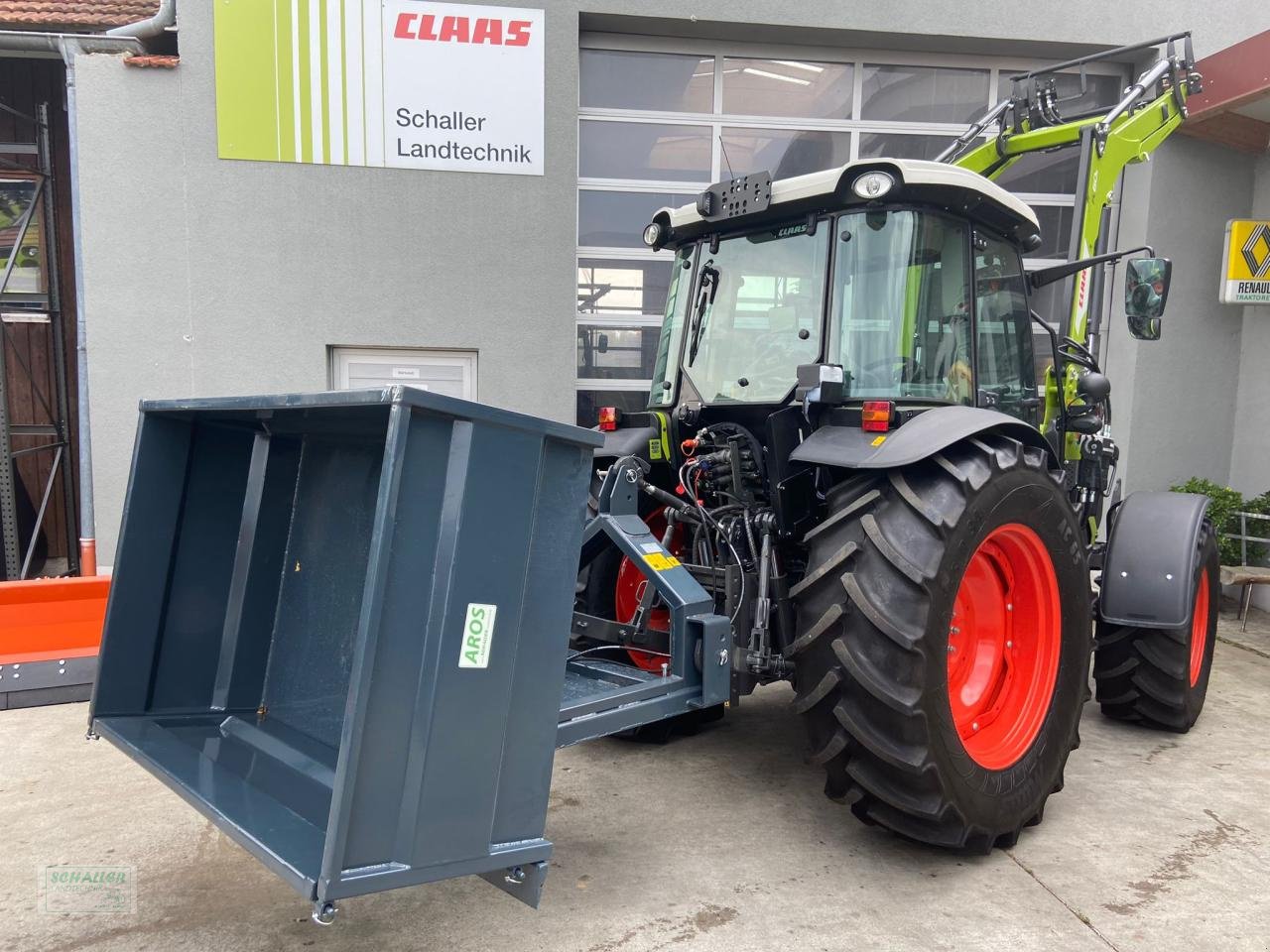 Heckcontainer Türe ait Sonstige AROS Hecktransportbox Hydraulisch kippbar, Neumaschine içinde Geiselhöring (resim 15)