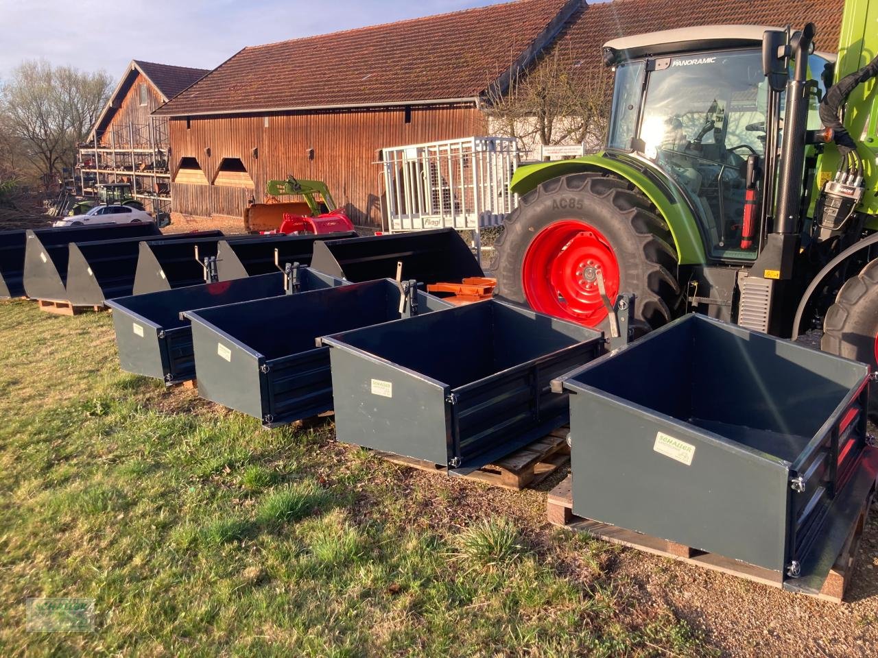 Heckcontainer tipa Sonstige AROS Hecktransportbox kippbar, versch. Breiten SLHK, Traktobox, Heckbtransporbehälter, Neumaschine u Geiselhöring (Slika 2)