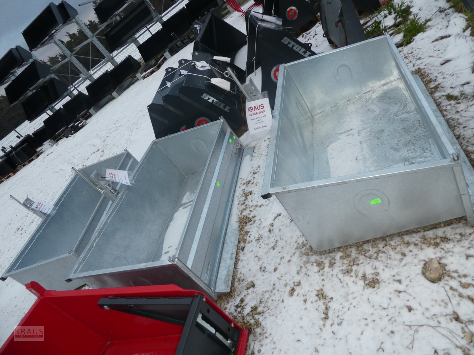 Heckcontainer Türe ait stekro Kippmulden 1,6 MTR - 2,0 MTR, Neumaschine içinde Geiersthal (resim 2)