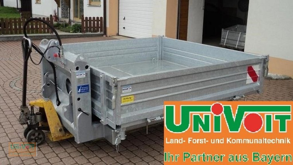 Heckcontainer типа Univoit Dreiseitenkipper Nutzlast 3500 kg, Neumaschine в Warmensteinach (Фотография 7)