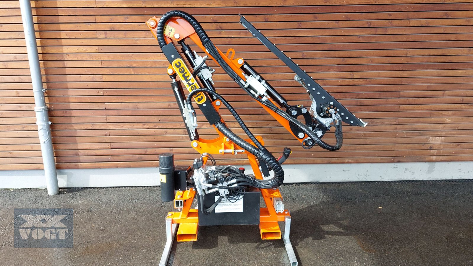 Heckenschere Türe ait Tifermec TS260/120 Heckenschneider /Heckenschere für Traktor-Heck-/Frontanbau, Gebrauchtmaschine içinde Schmallenberg (resim 3)