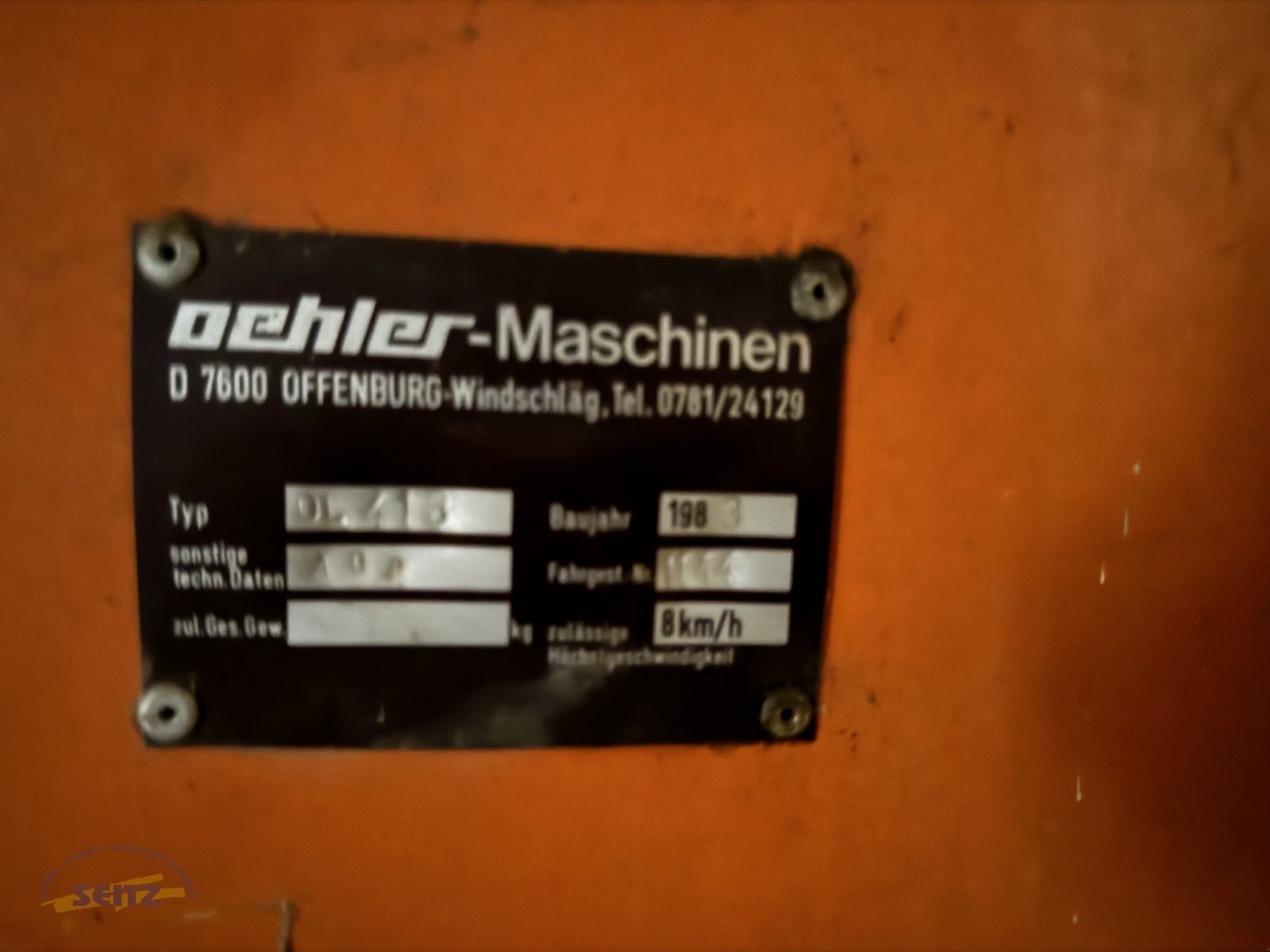 Hecklader of the type Oehler OL 413, Gebrauchtmaschine in Lindenfels-Glattbach (Picture 5)