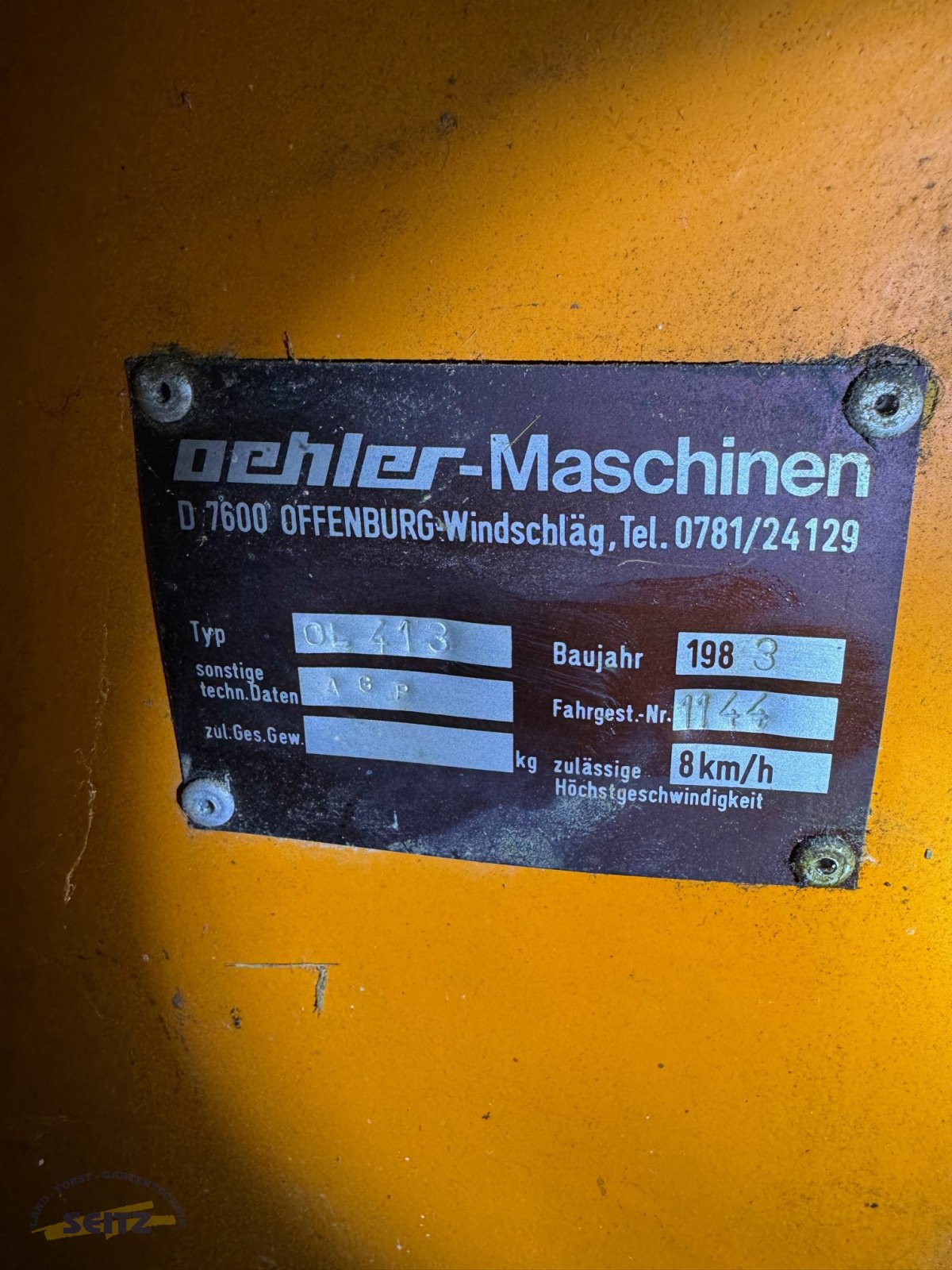 Hecklader of the type Oehler OL 413, Gebrauchtmaschine in Lindenfels-Glattbach (Picture 9)