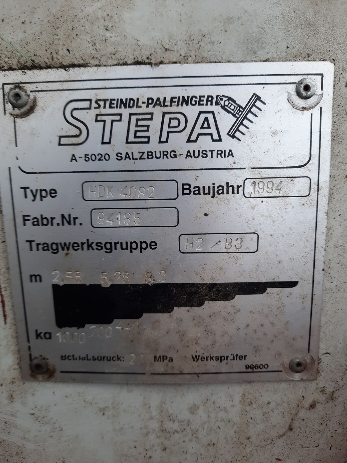 Heukran от тип Stepa HDK 4082, Gebrauchtmaschine в Berndorf (Снимка 2)