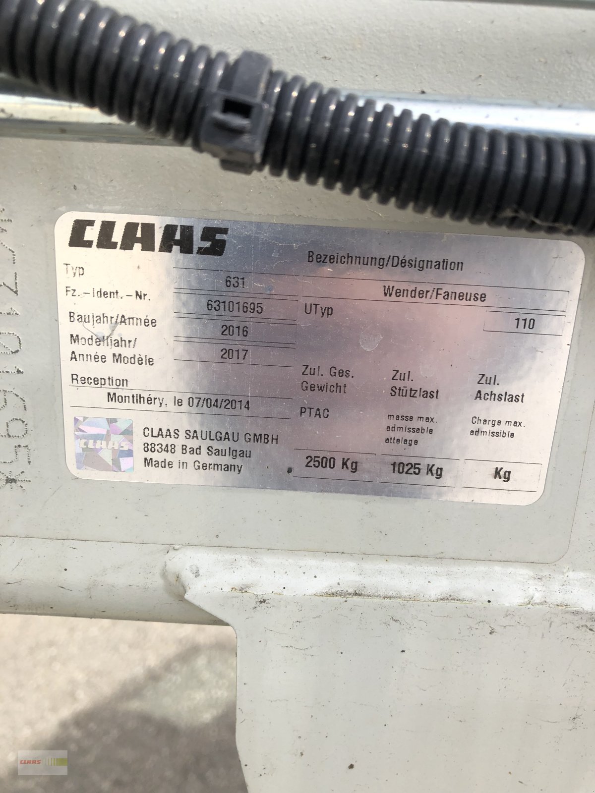 Heuwender a típus CLAAS Volto 1300 T PREIS REDUZIERT !!!, Gebrauchtmaschine ekkor: Langenau (Kép 8)