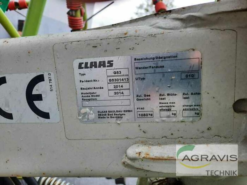 Heuwender del tipo CLAAS VOLTO 800, Gebrauchtmaschine In Salzkotten (Immagine 9)