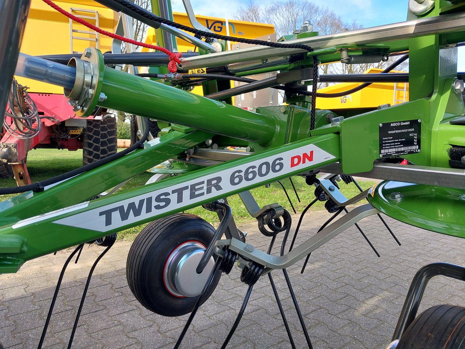 Heuwender del tipo Fendt Twister 6606 DN, Neumaschine en Bocholt (Imagen 8)