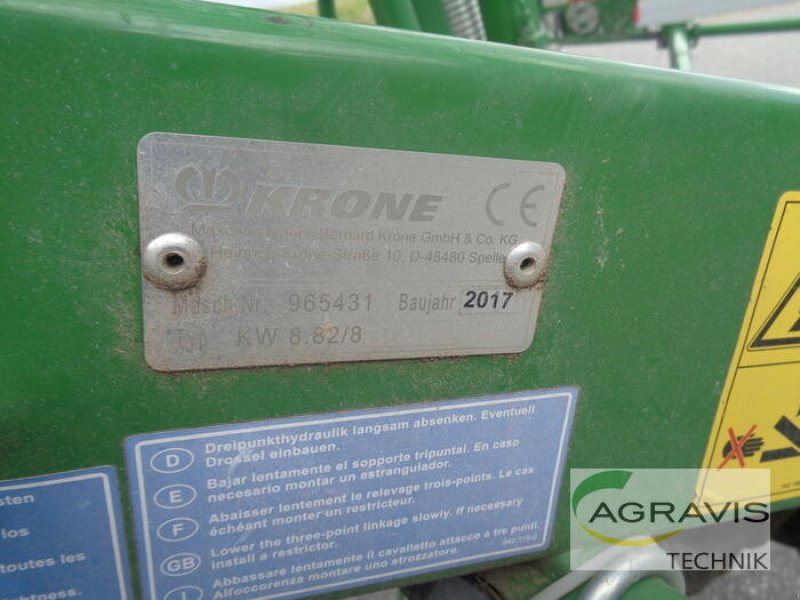 Heuwender от тип Krone KW 8.82/8, Gebrauchtmaschine в Nartum (Снимка 4)