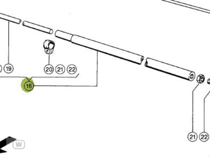 Hinterachse typu CLAAS Spurstange, gebraucht v Zell an der Pram