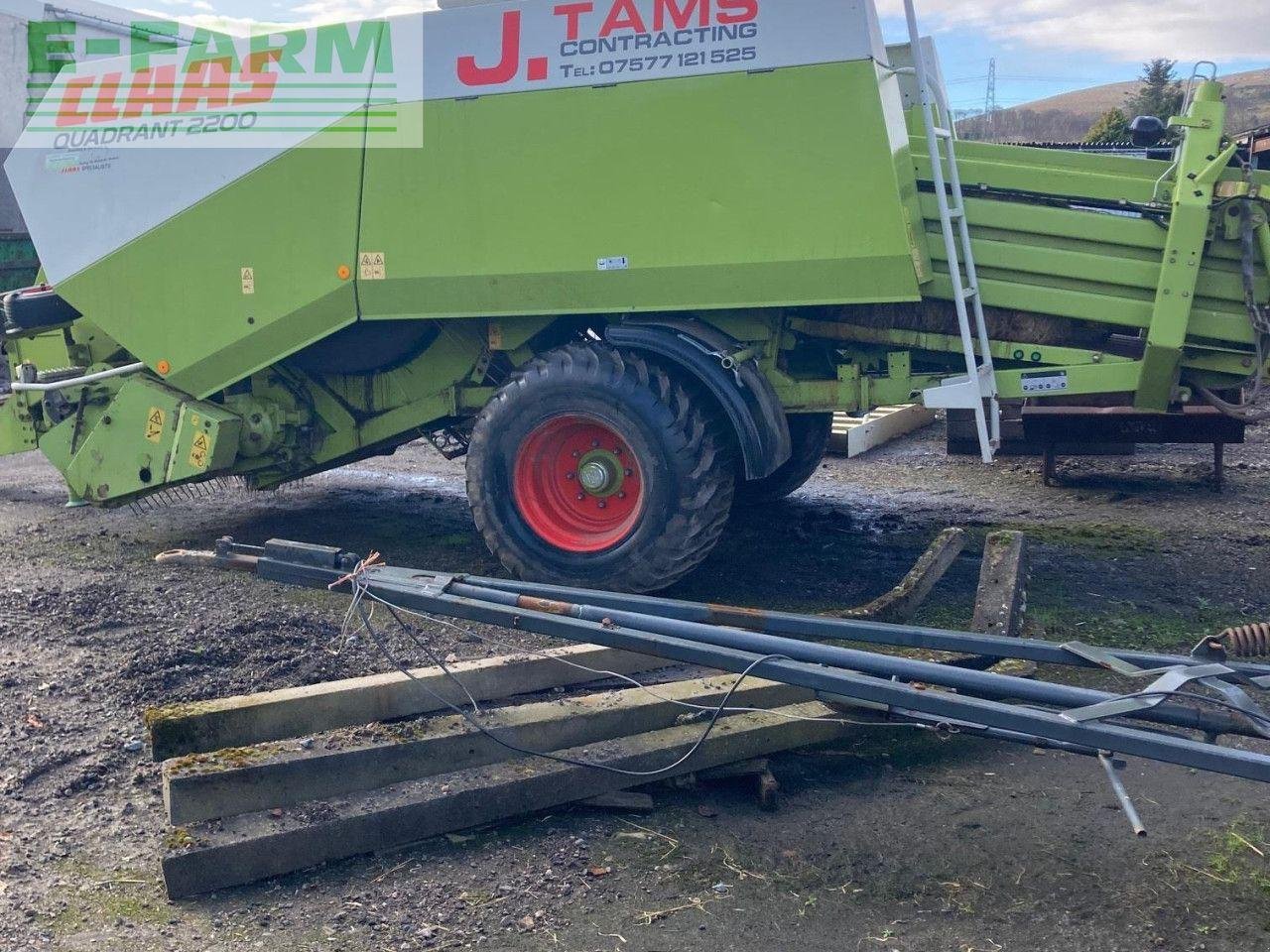 Hochdruckpresse van het type CLAAS QUADRANT, Gebrauchtmaschine in HUNTLY (Foto 4)