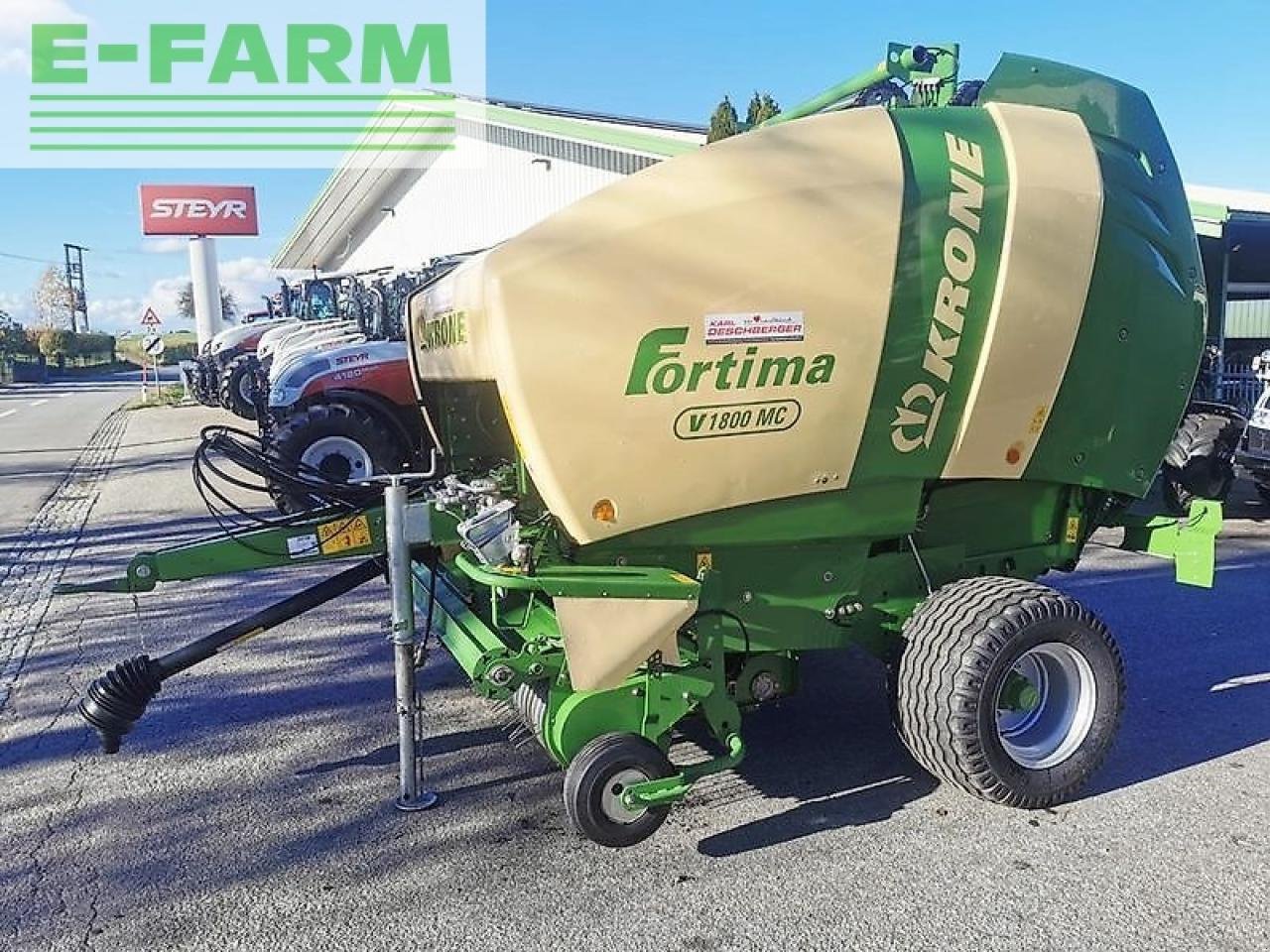 Hochdruckpresse del tipo Krone fortima v 1800 mc rundballenpresse, Gebrauchtmaschine en SANKT MARIENKIRCHEN BEI SCHÄRDING (Imagen 1)