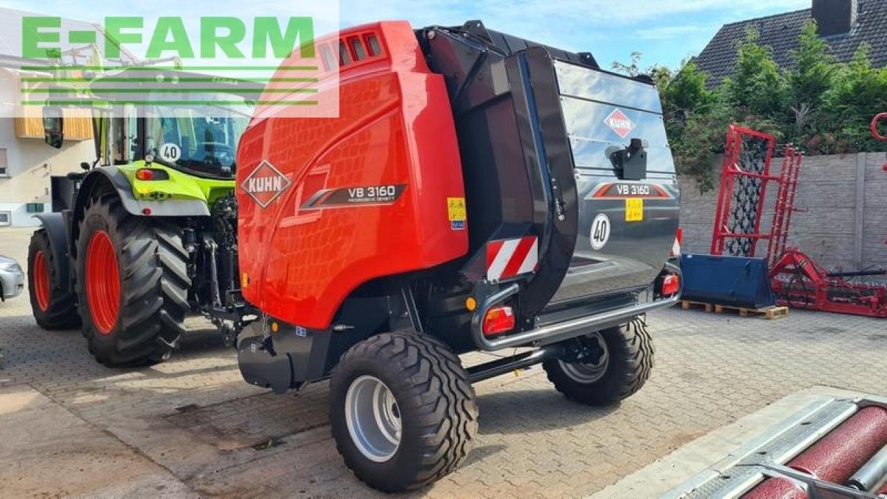 Hochdruckpresse tip Kuhn vb 3160 oc 14 - 14 messer schneidwerk, isobus, 2. riemenantrieb, high silage satz, Gebrauchtmaschine in WALDKAPPEL-BISCHHAUSEN (Poză 3)