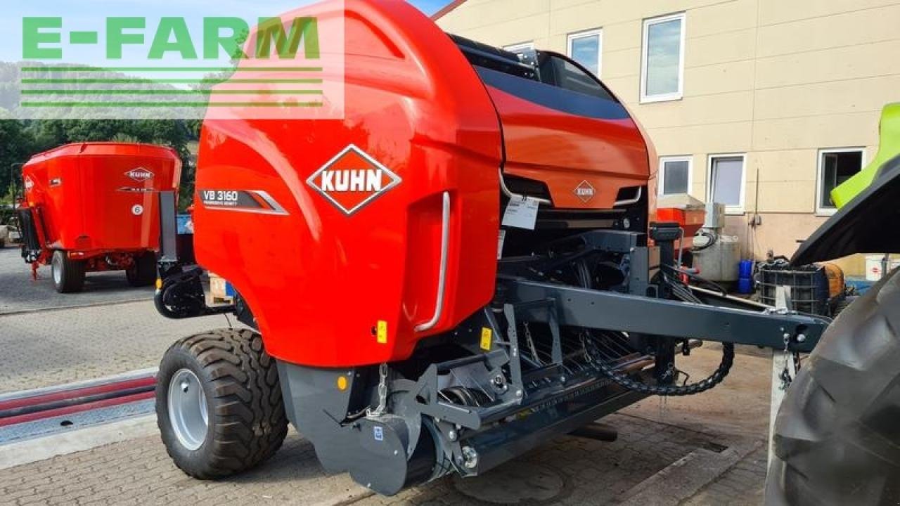 Hochdruckpresse tip Kuhn vb 3160 oc 14 - 14 messer schneidwerk, isobus, 2. riemenantrieb, high silage satz, Gebrauchtmaschine in WALDKAPPEL-BISCHHAUSEN (Poză 8)