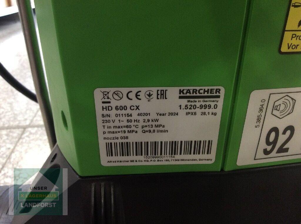 Hochdruckreiniger tip Kärcher HD 600 CX Plus ADV, Neumaschine in Kobenz bei Knittelfeld (Poză 7)