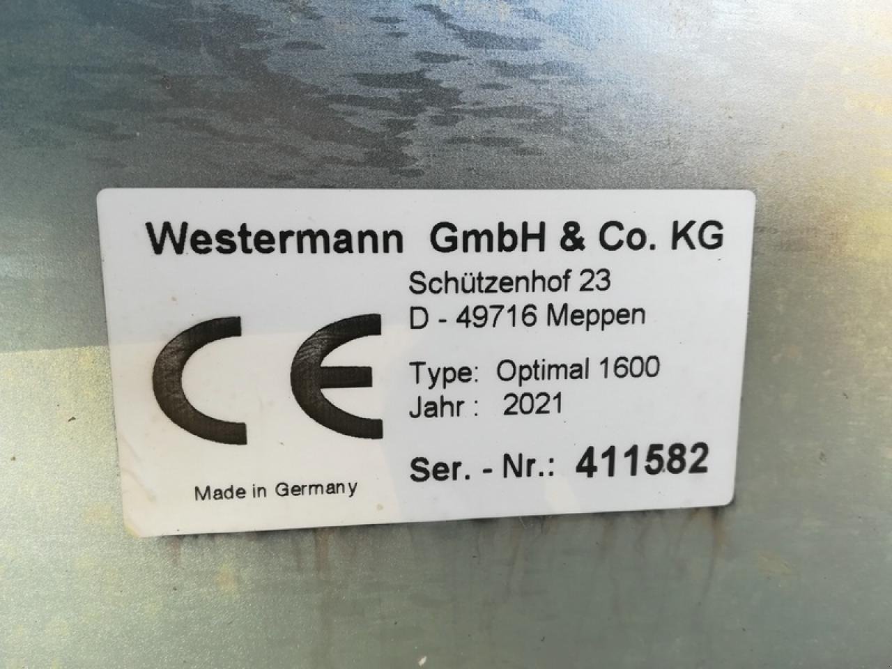 Hochdruckreiniger del tipo Sonstige WESTERMANN OPTIMAL 1600, Neumaschine en Vehlow (Imagen 5)