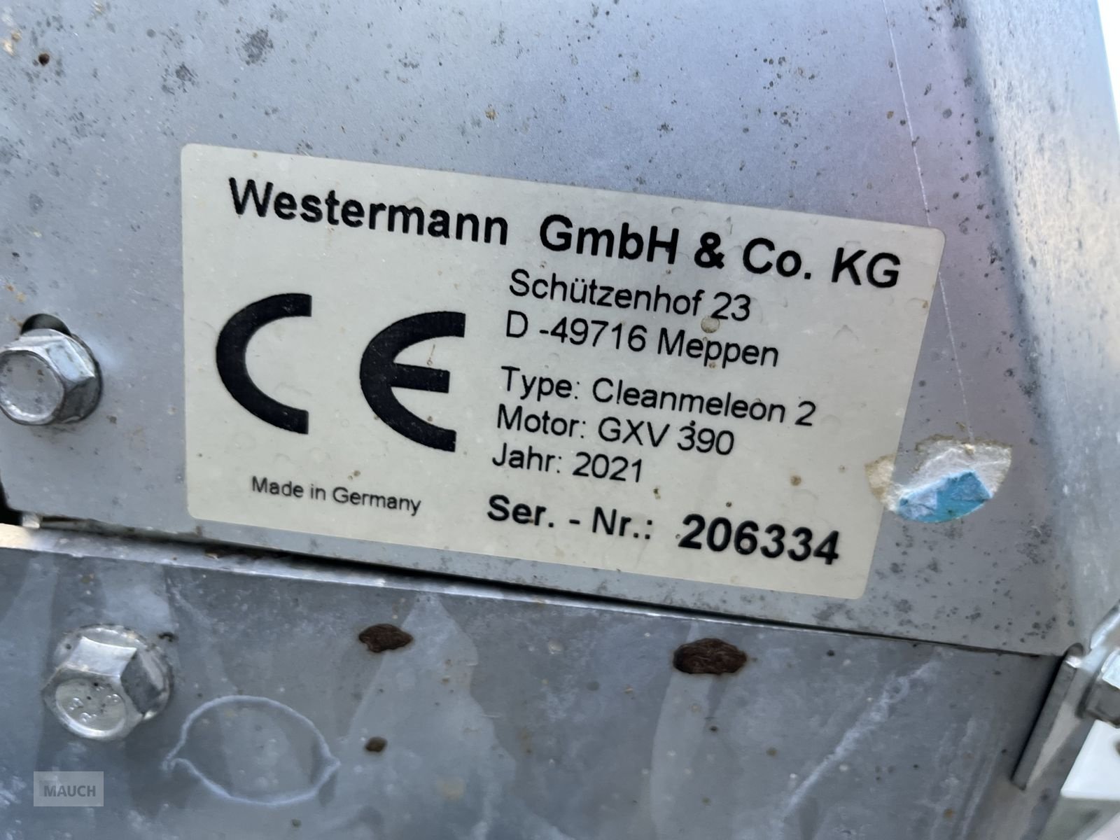 Hochdruckreiniger tip Westermann CM2 GXV 390 Honda, mechanisch, neues Getriebe, Gebrauchtmaschine in Burgkirchen (Poză 3)