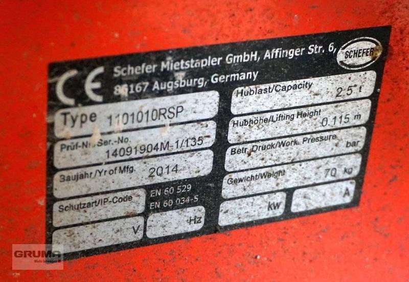 Hochhubwagen des Typs Schefer 1101010RSP, Gebrauchtmaschine in Friedberg-Derching (Bild 3)