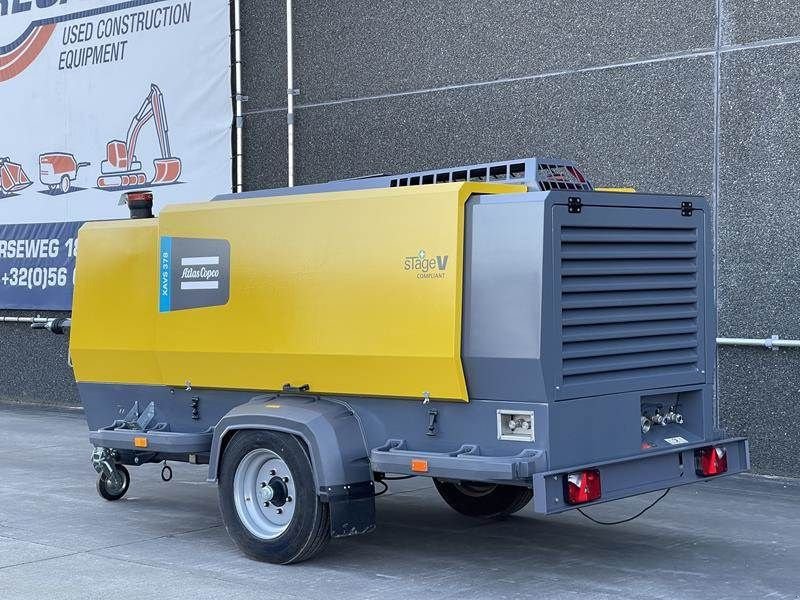 Hof-Kompressor Türe ait Atlas Copco XAVS 378 CUD - N, Gebrauchtmaschine içinde Waregem (resim 5)