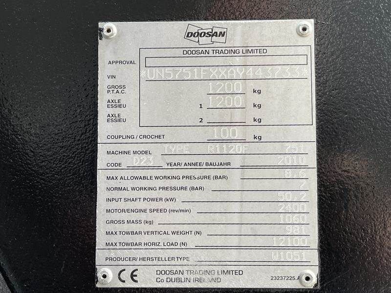 Hof-Kompressor типа Doosan 7 / 51 - N, Gebrauchtmaschine в Waregem (Фотография 5)