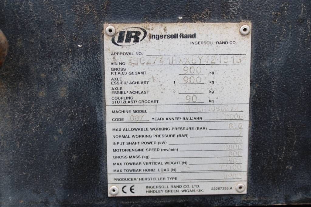 Hof-Kompressor tipa Ingersoll Rand 7/41, Gebrauchtmaschine u Rucphen (Slika 5)