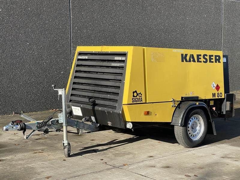 Hof-Kompressor Türe ait Kaeser M 80 - N, Gebrauchtmaschine içinde Waregem (resim 1)