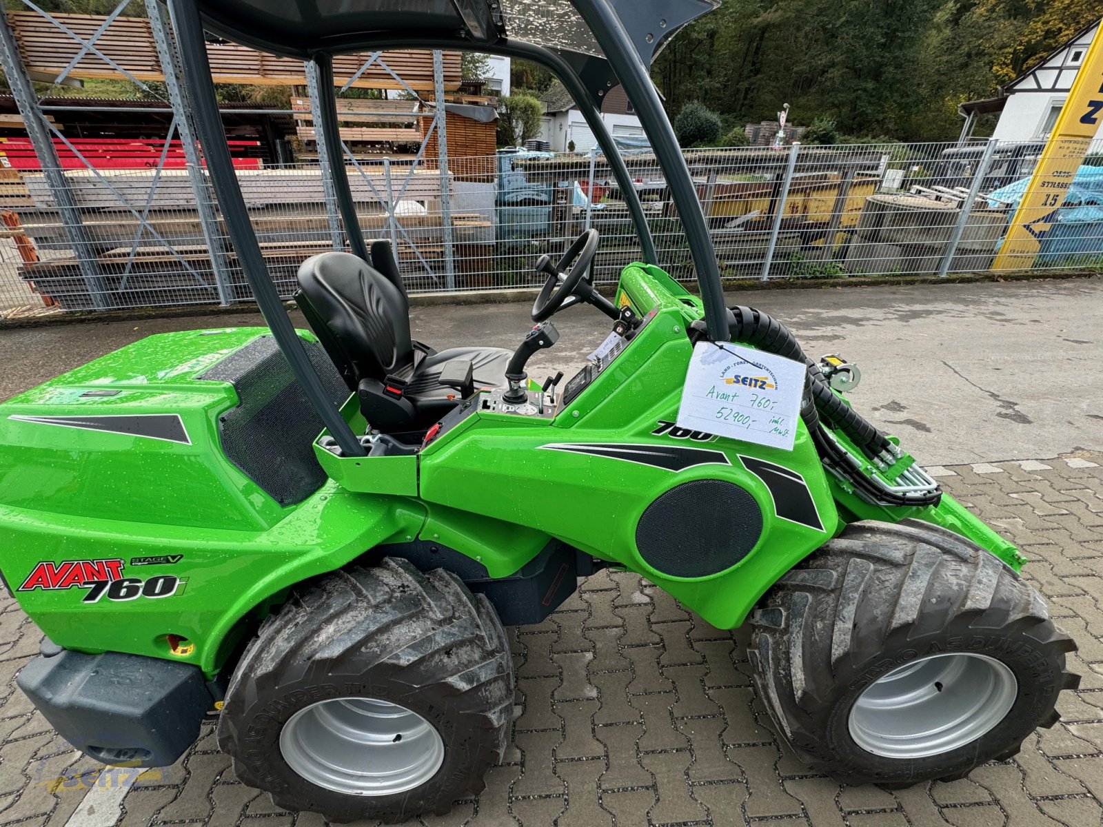 Hoflader del tipo Avant 760i, Neumaschine In Lindenfels-Glattbach (Immagine 10)