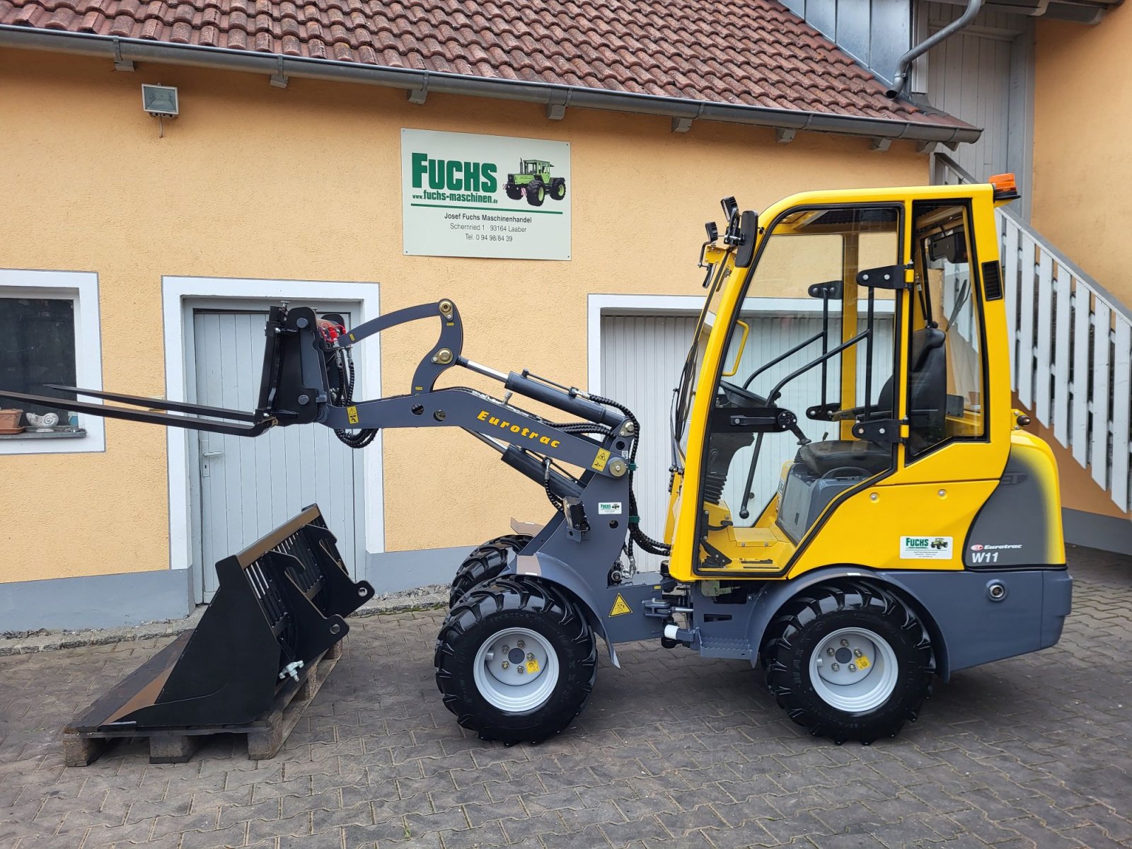 Hoflader типа Eurotrac W11 "mit Kabine im Neuzustand", Gebrauchtmaschine в Laaber (Фотография 1)