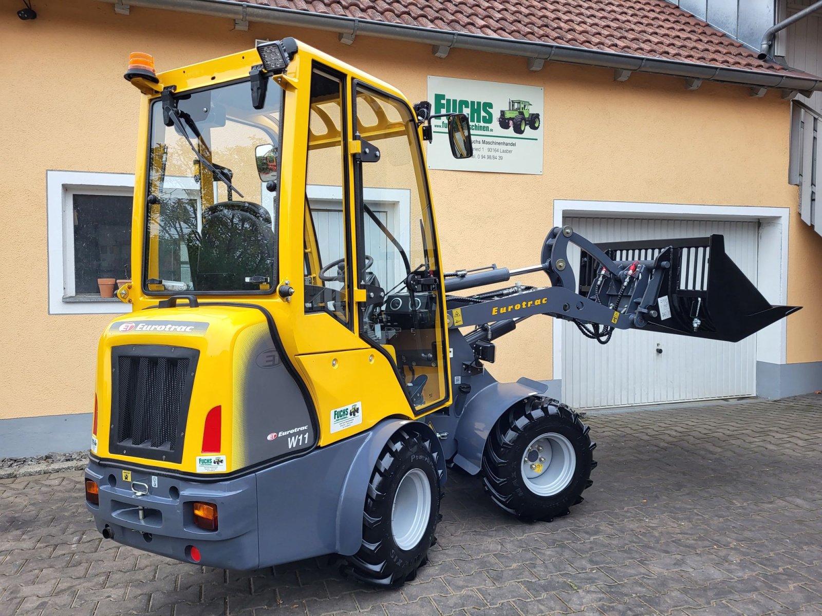 Hoflader typu Eurotrac W11 "mit Kabine im Neuzustand", Gebrauchtmaschine v Laaber (Obrázok 3)