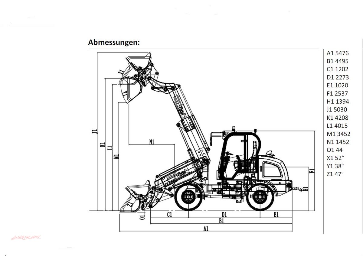 Hoflader van het type Grizzly 816Tele 4WD Inkl. 2 Jahre mobile Garantie Euro 5, Neumaschine in Fohnsdorf (Foto 19)