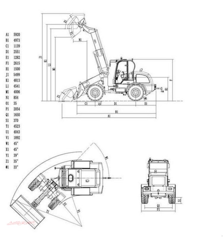 Hoflader Türe ait Grizzly 825Telelader 4WD Euro5! 2 Jahre mobile Garantie, Neumaschine içinde Fohnsdorf (resim 19)