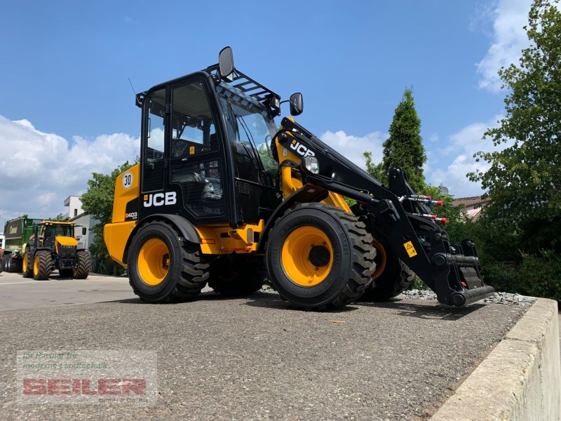 Hoflader Türe ait JCB 403 Agri Plus 50PS Vollkabine, Neumaschine içinde Ansbach (resim 1)