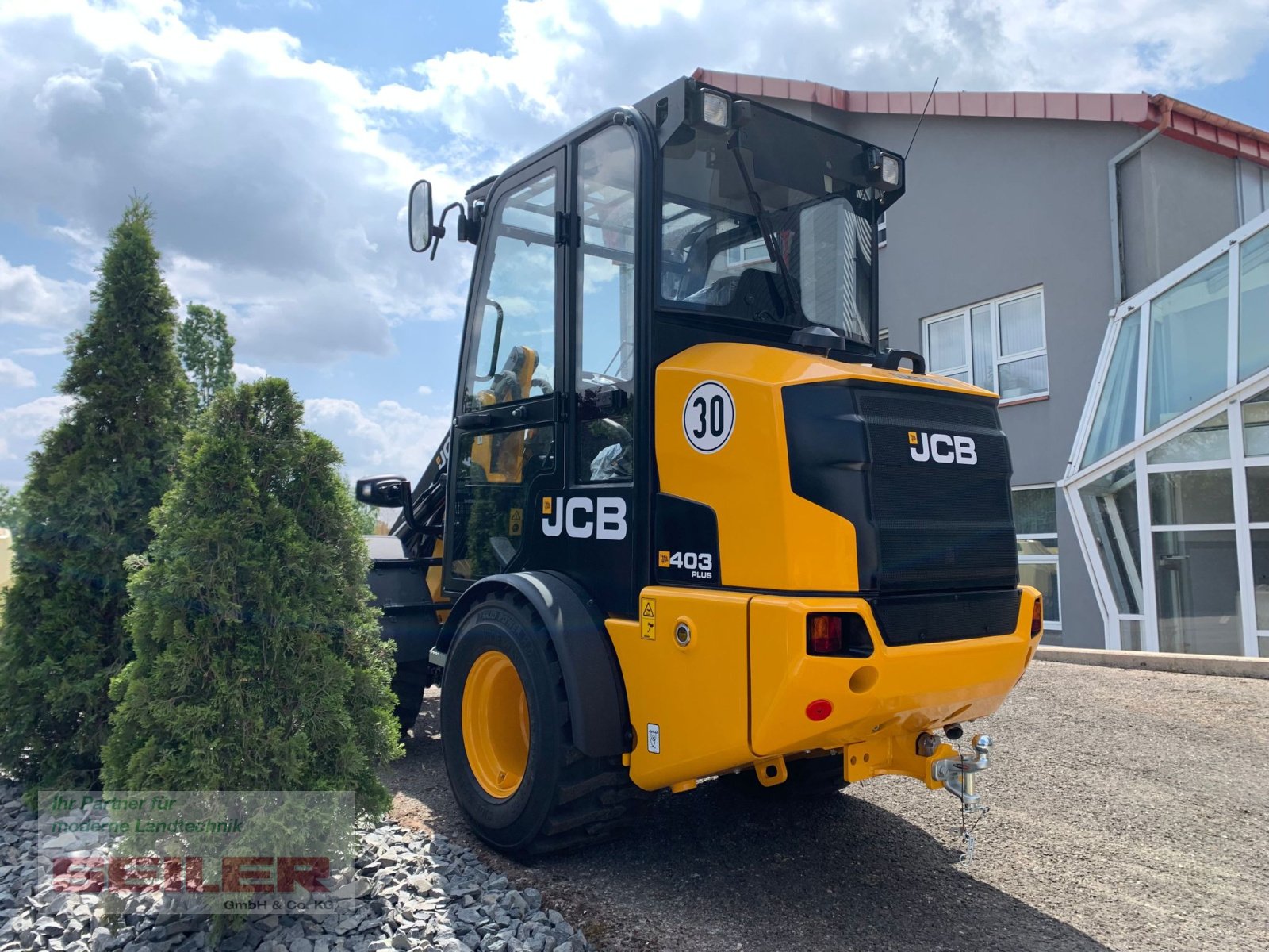 Hoflader Türe ait JCB 403 Agri Plus 50PS Vollkabine, Neumaschine içinde Ansbach (resim 2)