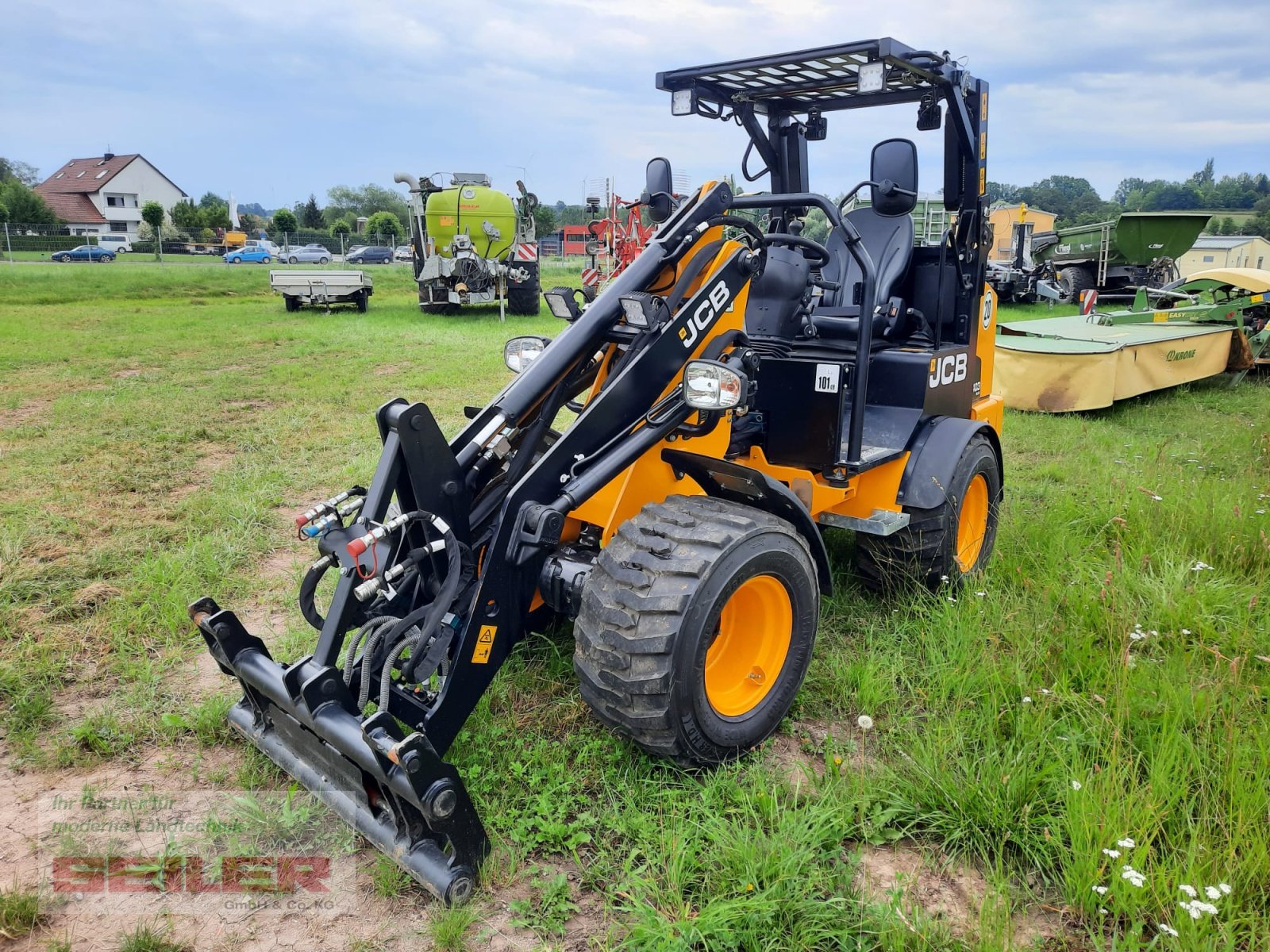 Hoflader typu JCB 403 Agri Plus, Gebrauchtmaschine w Burghaslach (Zdjęcie 1)