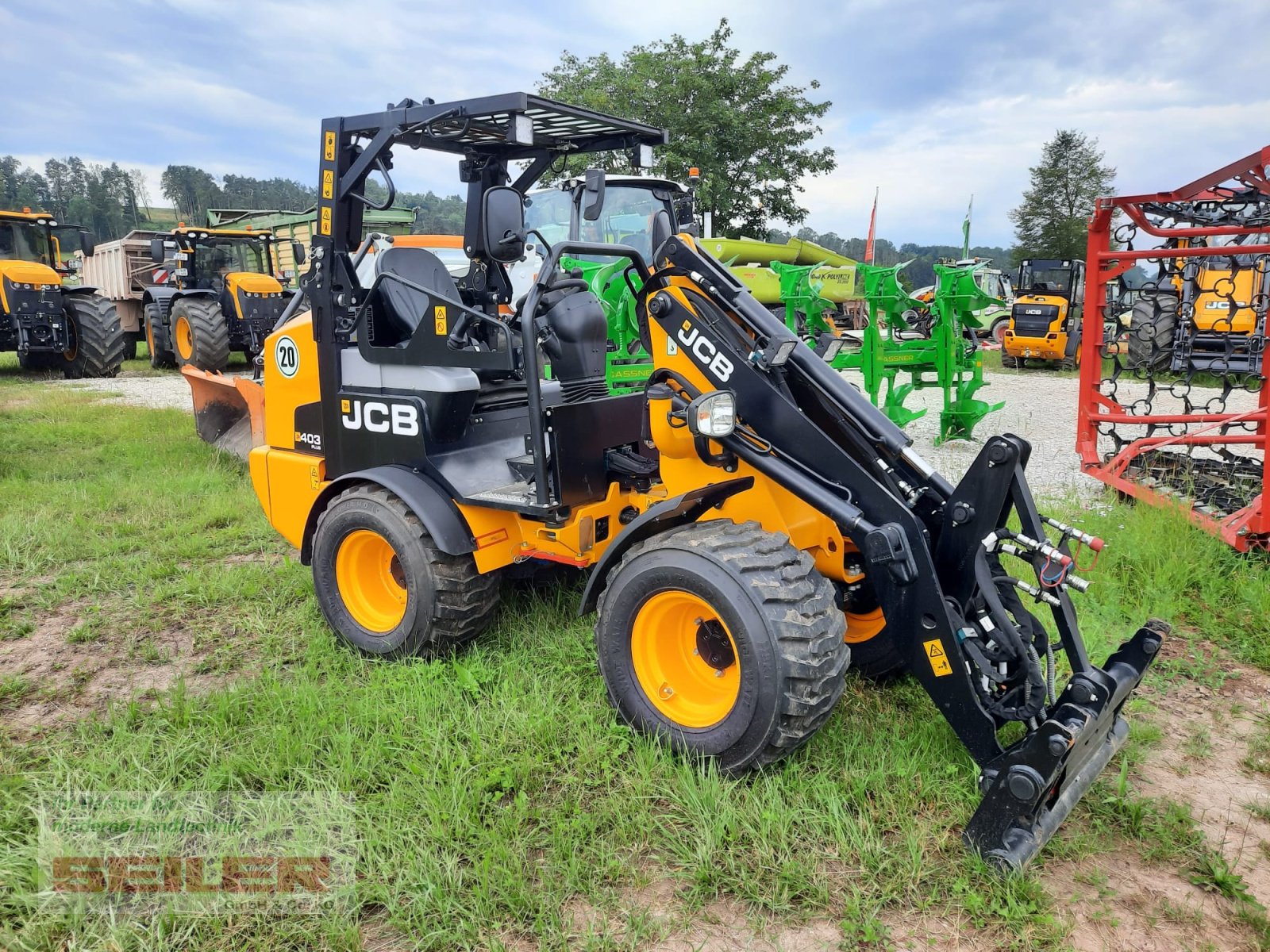 Hoflader typu JCB 403 Agri Plus, Gebrauchtmaschine v Burghaslach (Obrázek 2)