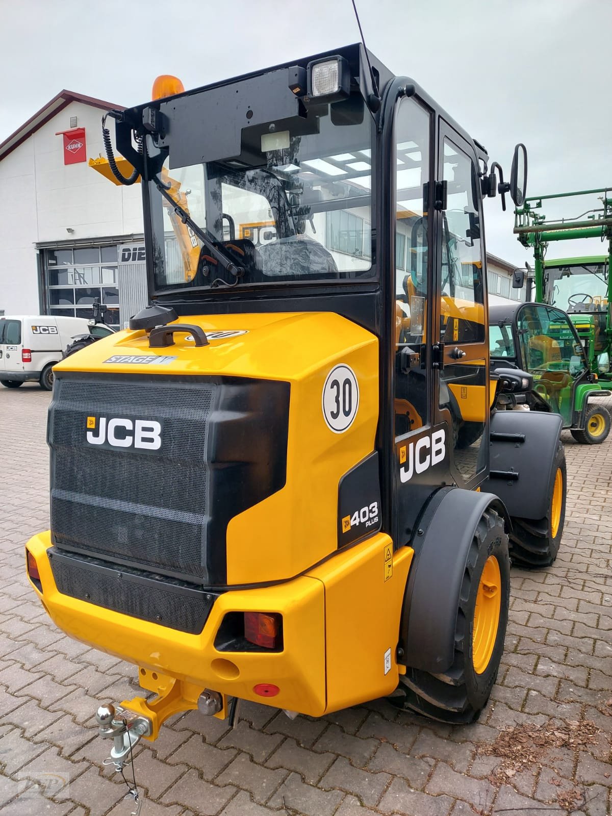 Hoflader Türe ait JCB 403 Plus 50PS Kabine Vollausr., Neumaschine içinde Pegnitz (resim 4)